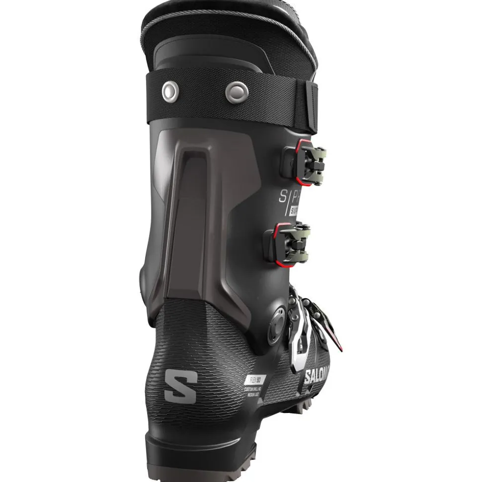 Chaussures de Ski Salomon S/Pro Supra 90 Gw Black Silver Metal Oil Green