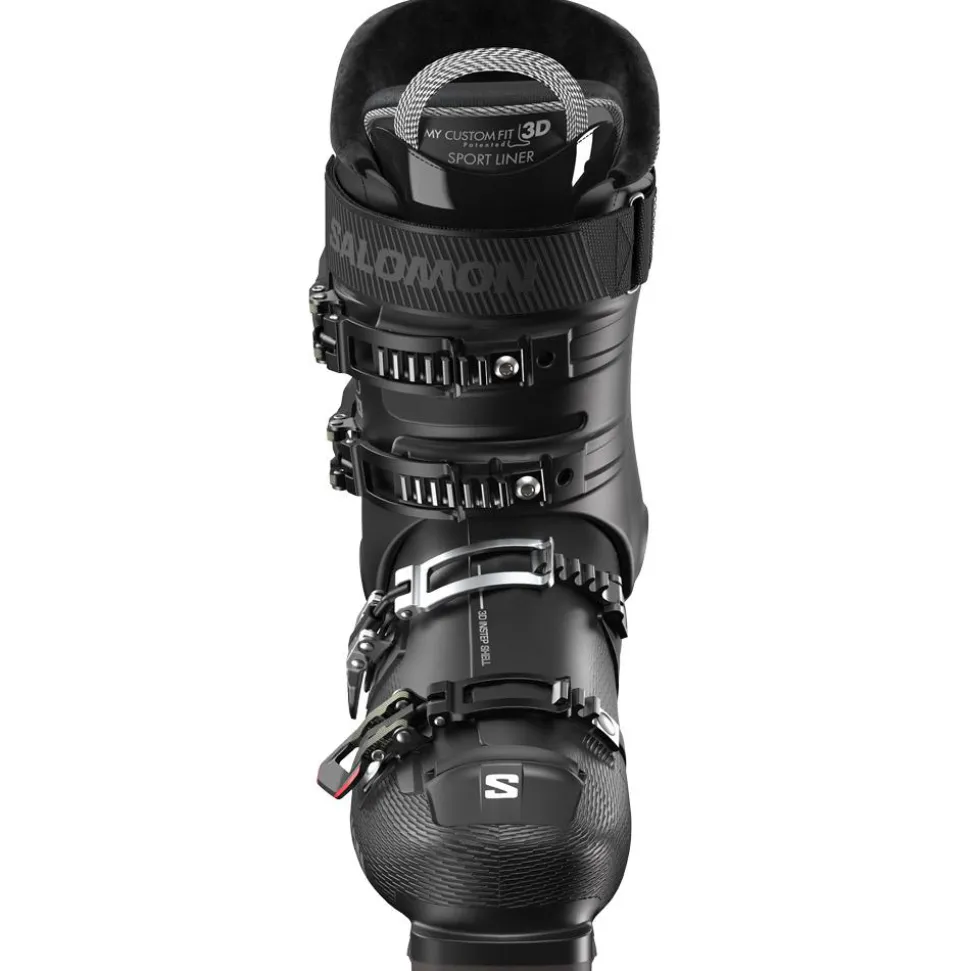 Chaussures de Ski Salomon S/Pro Supra 90 Gw Black Silver Metal Oil Green