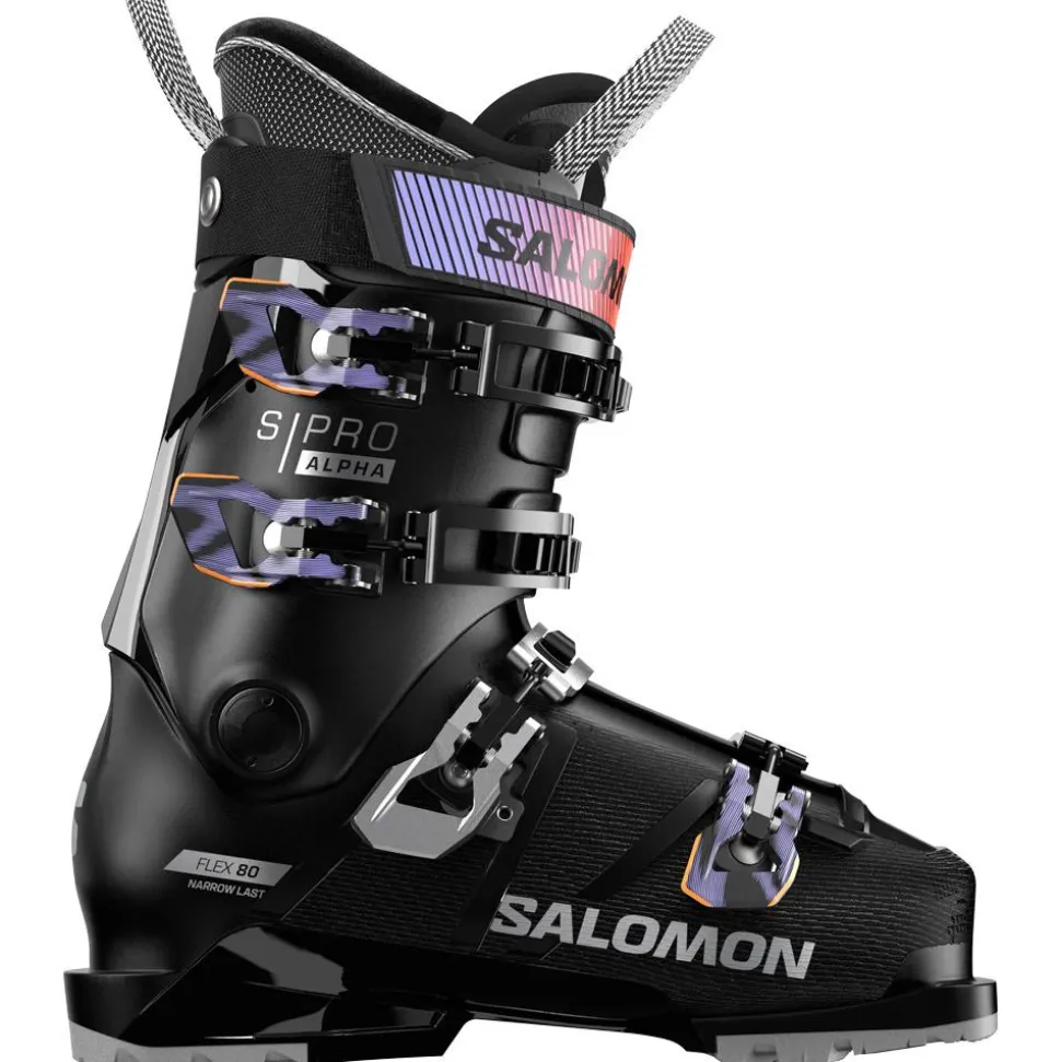 Chaussures de Ski Salomon S/Pro Alpha 80 W Gw Black Sweet Lavender