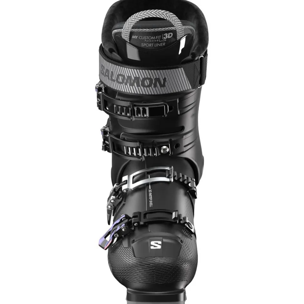 Chaussures de Ski Salomon S/Pro Supra 80 W Gw Black Silver Metal Sweet Lavender