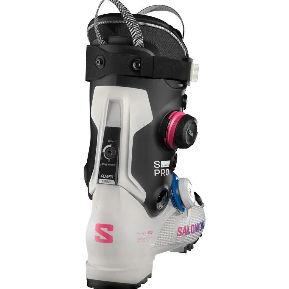 Chaussures de Ski Salomon S/Pro Supra Dual Boa 130 Gray Aurora Black Race Blue