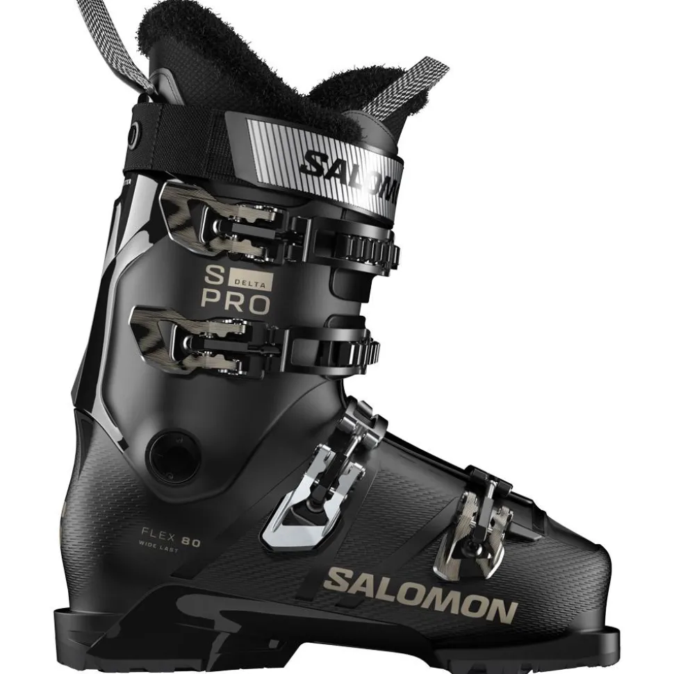 Chaussures de Ski Salomon S/Pro Delta 80 W Gw Black Black Light Bronze Metal