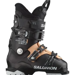 Chaussures de Ski Salomon Qst Access 60 W Black Beach Sand White