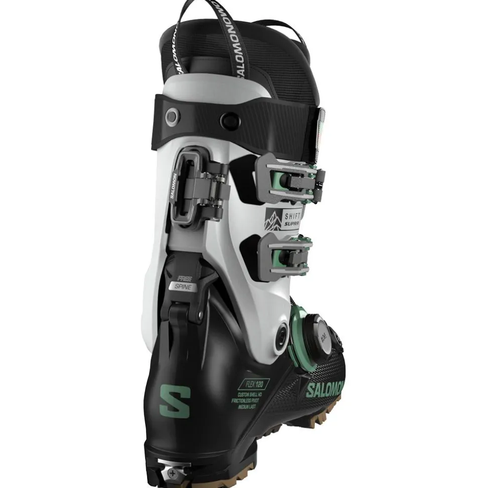 Chaussures de Ski Salomon Shift Supra Boa 120 Gw Black Cool Gray 5 Shale Green