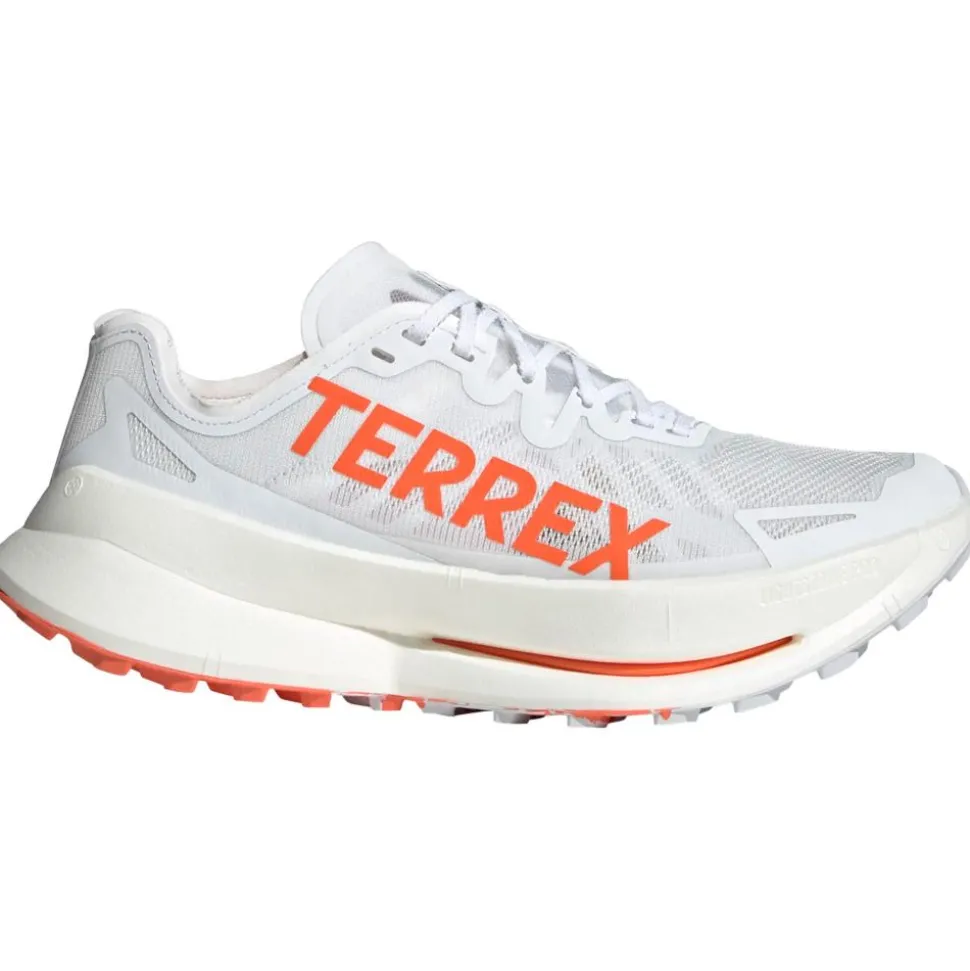 Chaussures de trail adidas Terrex Agravic Speed Ultra Cloud White / Impact Orange / Dash Grey