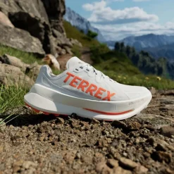 Chaussures de trail adidas Terrex Agravic Speed Ultra Cloud White / Impact Orange / Dash Grey