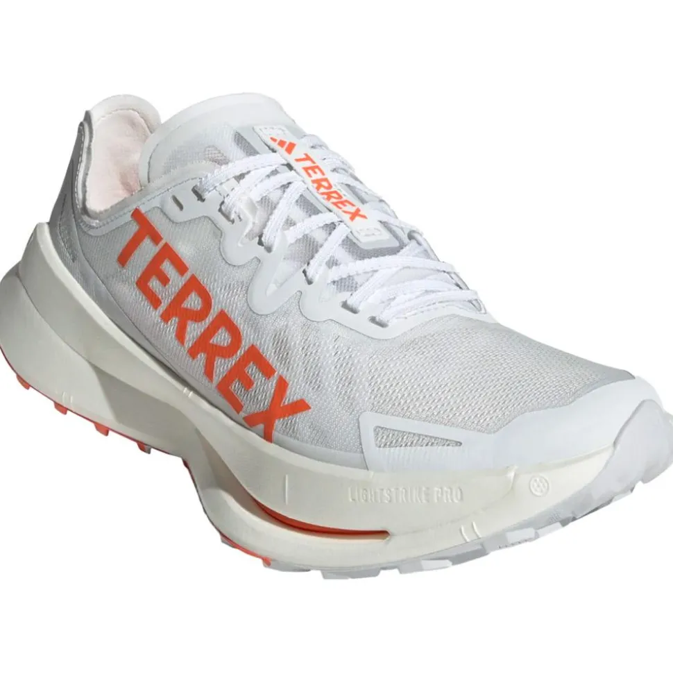 Chaussures de trail adidas Terrex Agravic Speed Ultra Cloud White / Impact Orange / Dash Grey