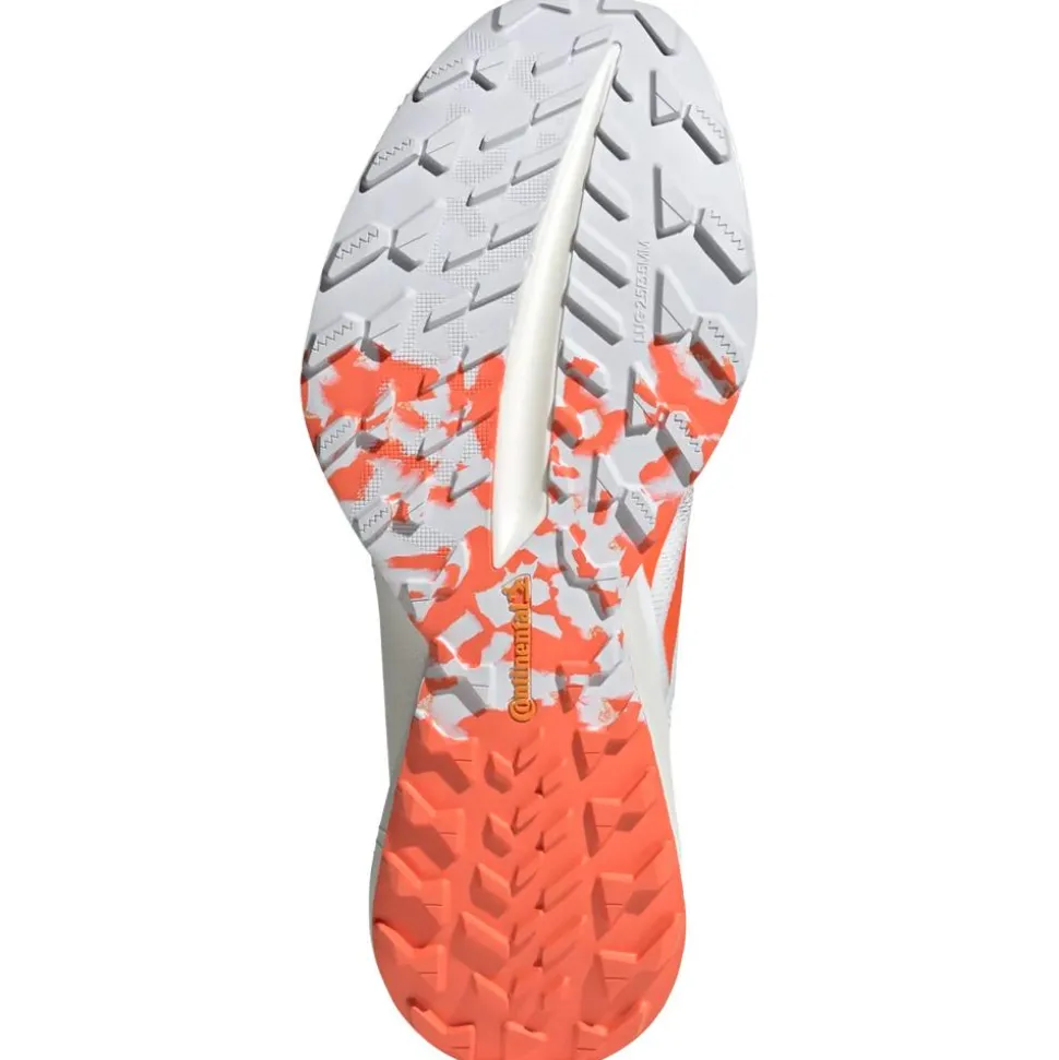 Chaussures de trail adidas Terrex Agravic Speed Ultra Cloud White / Impact Orange / Dash Grey
