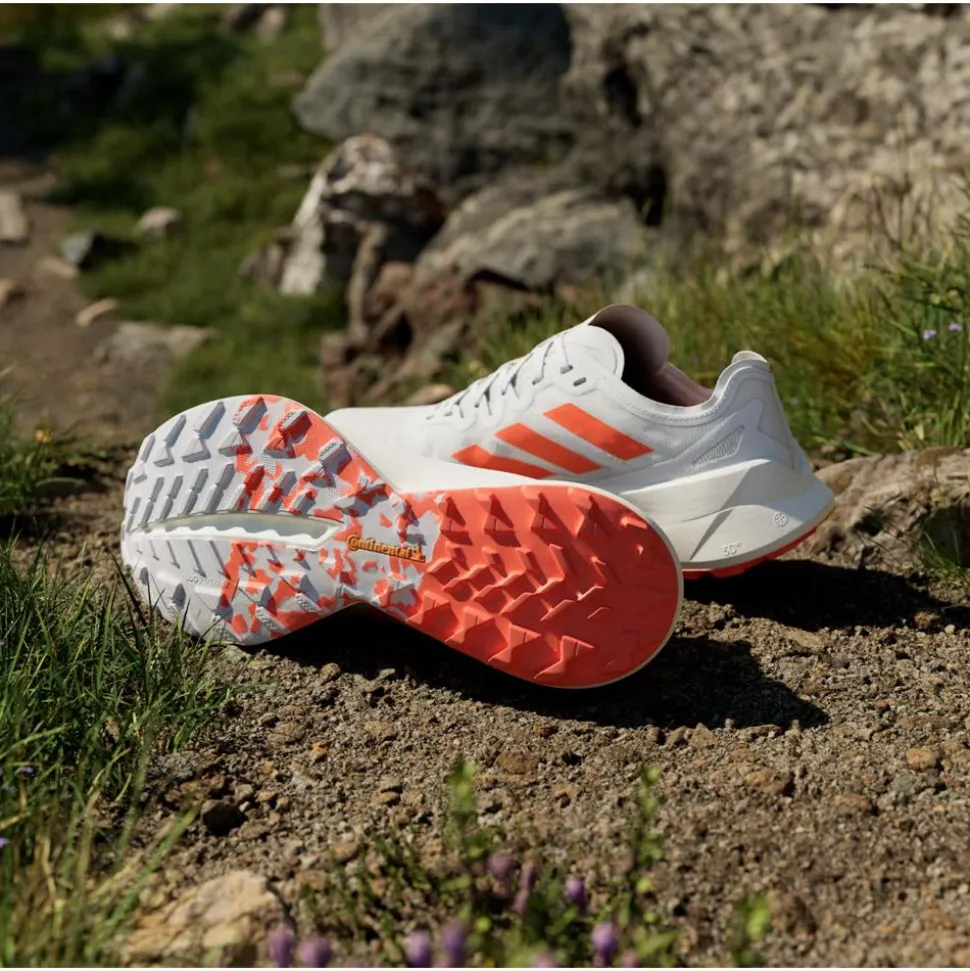 Chaussures de trail adidas Terrex Agravic Speed Ultra Cloud White / Impact Orange / Dash Grey