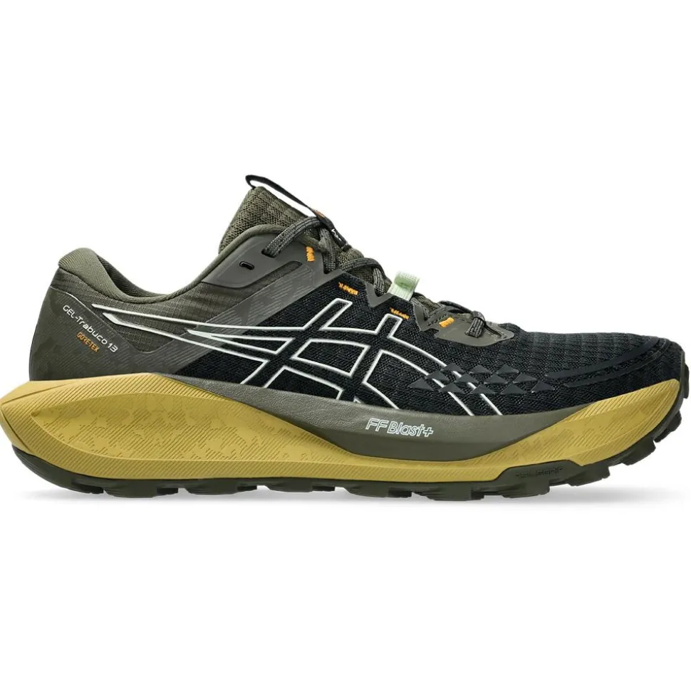 Chaussures de trail Asics Gel-Trabuco 13 Gore-Tex Black Whisper Green