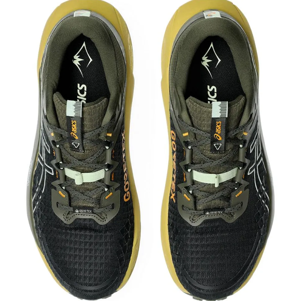 Chaussures de trail Asics Gel-Trabuco 13 Gore-Tex Black Whisper Green