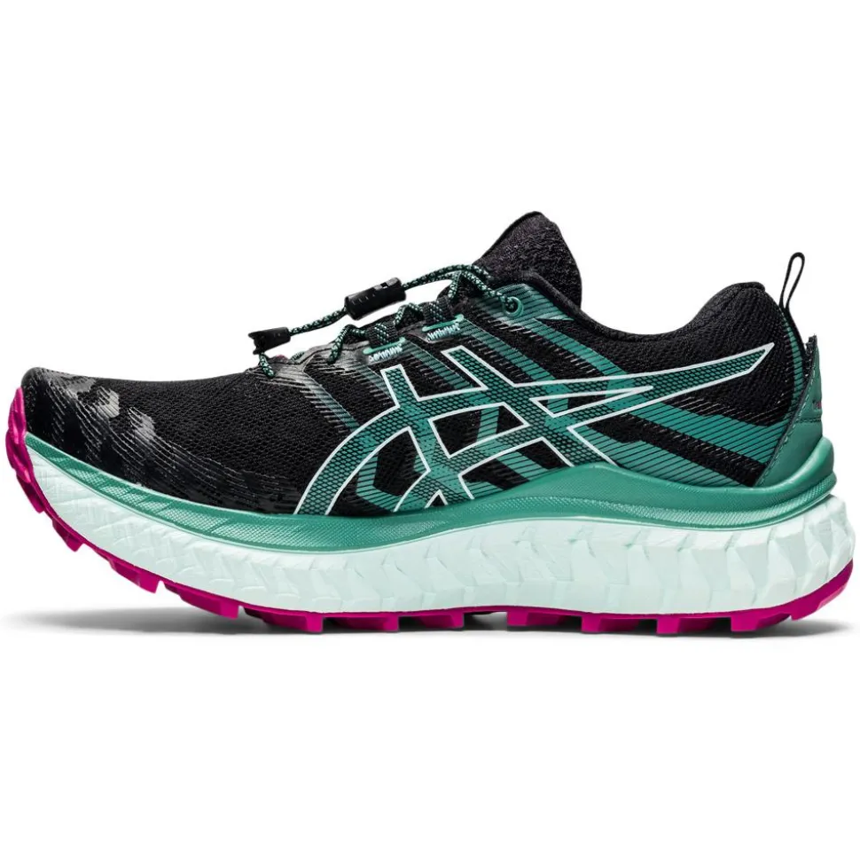Chaussures de trail Asics Trabuco Max Wmn Black Soothing Sea