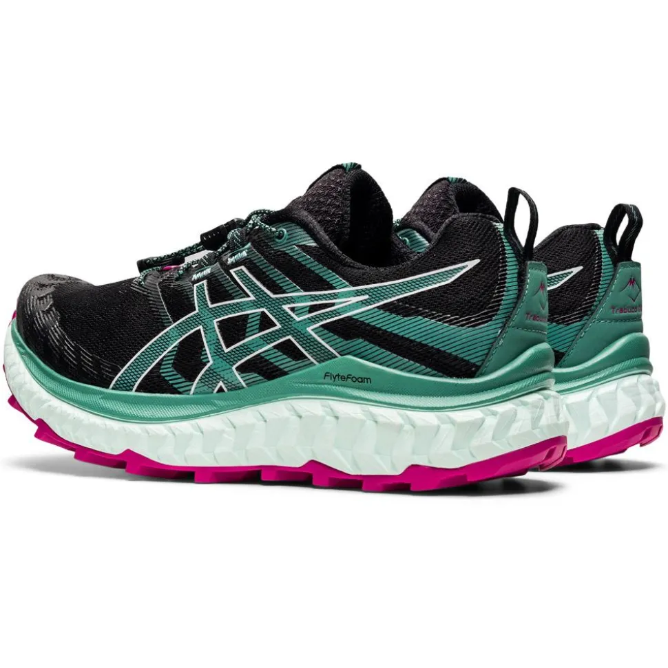 Chaussures de trail Asics Trabuco Max Wmn Black Soothing Sea