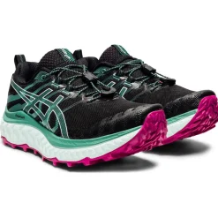 Chaussures de trail Asics Trabuco Max Wmn Black Soothing Sea