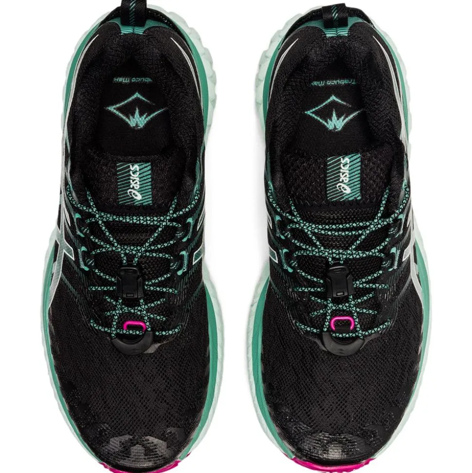 Chaussures de trail Asics Trabuco Max Wmn Black Soothing Sea