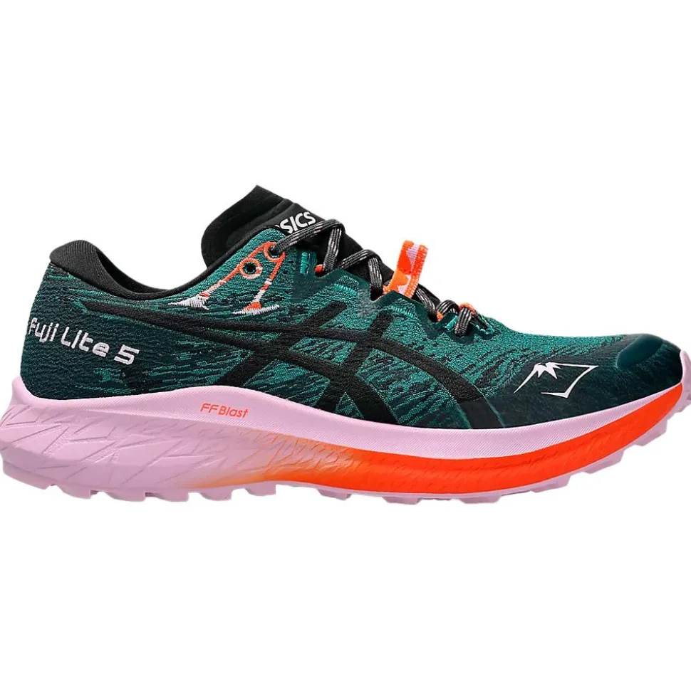Chaussures de trail Asics Fuji Lite 5 Women Rainy Lake Black