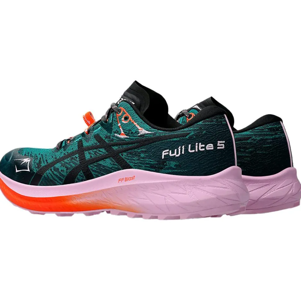 Chaussures de trail Asics Fuji Lite 5 Women Rainy Lake Black