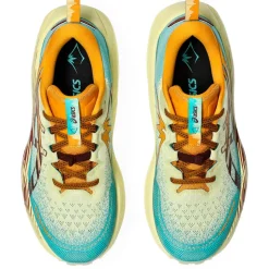 Chaussures de trail Asics Trabuco Max 4 Wheat Yellow Dark Red Planet