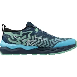 Chaussures de trail Mizuno Wave Daichi 8 W Flax Black Blue Wingteal