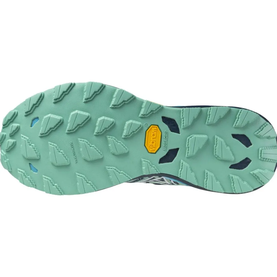 Chaussures de trail Mizuno Wave Daichi 8 W Flax Black Blue Wingteal