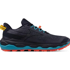 Chaussures de trail Mizuno Wave Mujin 11 Odysseygray Citrus Fierycoral2