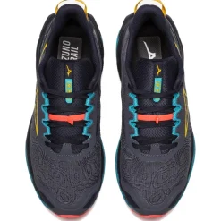 Chaussures de trail Mizuno Wave Mujin 11 Odysseygray Citrus Fierycoral2