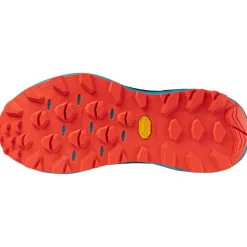 Chaussures de trail Mizuno Wave Mujin 11 Odysseygray Citrus Fierycoral2