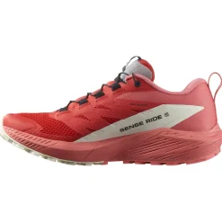 Chaussures de trail Salomon Sense Ride 5 W Tea Rose Fiery Red Vanilla Ice