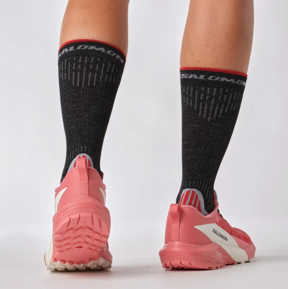 Chaussures de trail Salomon Sense Ride 5 W Tea Rose Fiery Red Vanilla Ice