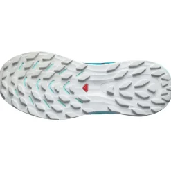 Chaussures de trail Salomon Ultra Flow W Carbon Peacock Blue White