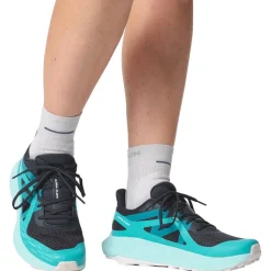 Chaussures de trail Salomon Ultra Flow W Carbon Peacock Blue White