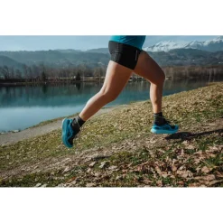 Chaussures de trail Salomon Ultra Flow W Carbon Peacock Blue White