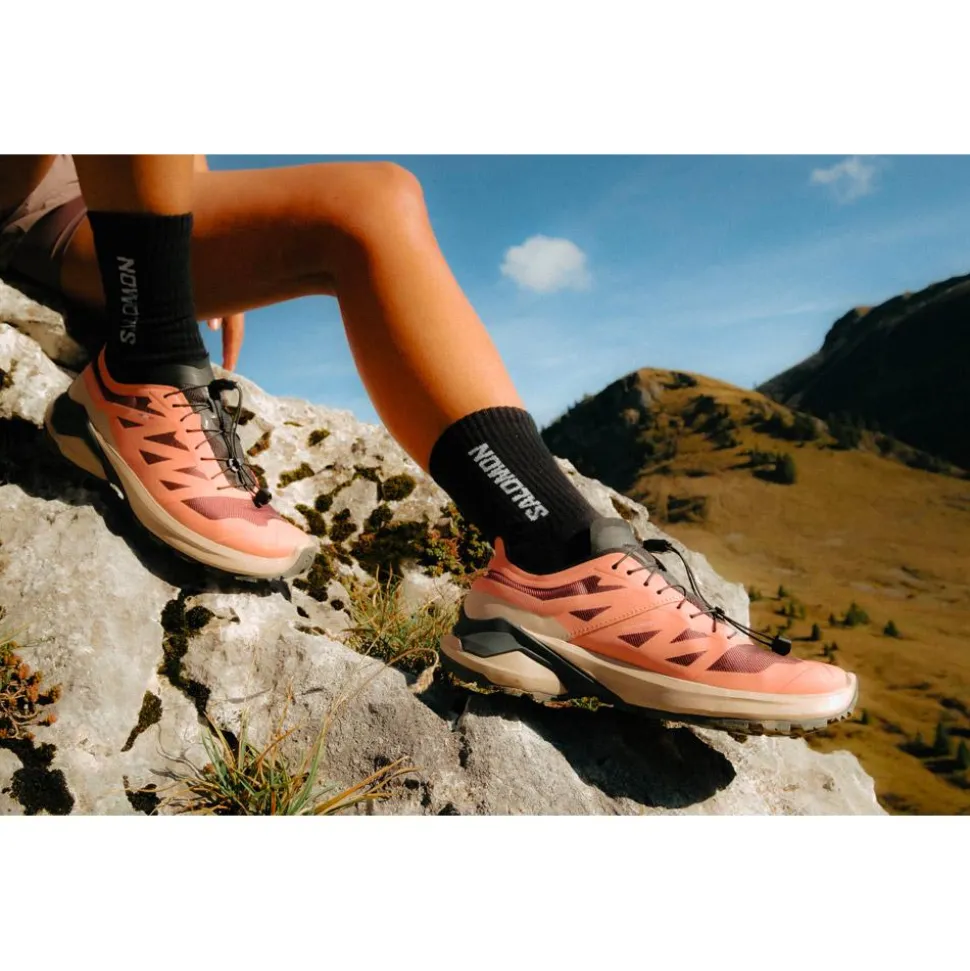 Chaussures de trail Salomon Xa Meta Made In France W Fusion Coral Oxford Tan Black