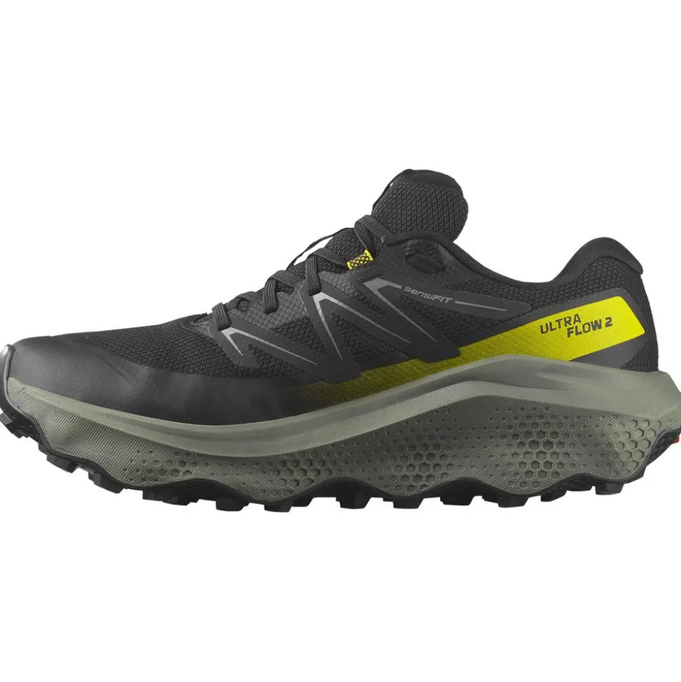Chaussures de trail Salomon Ultra Flow 2 Gore-Tex Black Sedona Sage Incaberry