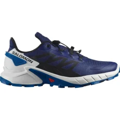 Chaussures de trail Salomon Supercross 4 Blue Print Black Lapis Blue