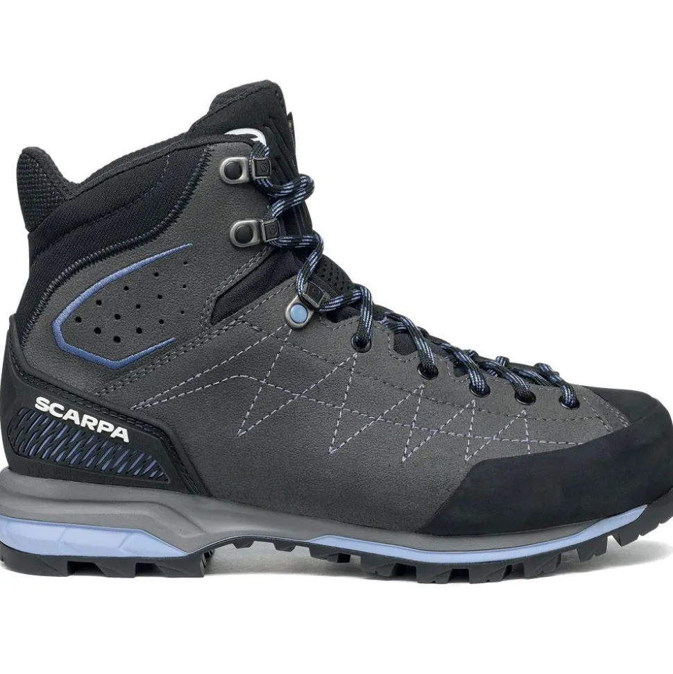 Chaussures de Trek et montagne Scarpa Zodiac Trek Gore-Tex Wmn Anthracite Lavender