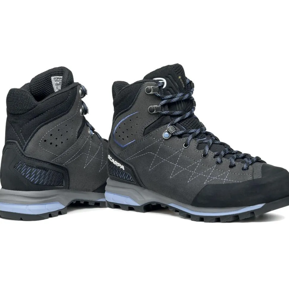 Chaussures de Trek et montagne Scarpa Zodiac Trek Gore-Tex Wmn Anthracite Lavender