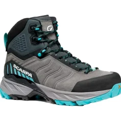 Chaussures de Trek et montagne Scarpa Rush Trek Gore-Tex Wmn Mid Gray Aqua
