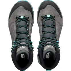 Chaussures de Trek et montagne Scarpa Rush Trek Gore-Tex Wmn Mid Gray Aqua