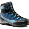 Chaussures de Trek et montagne La Sportiva Trango Trk Leather Woman Gore-Tex Opal Pacific Blue