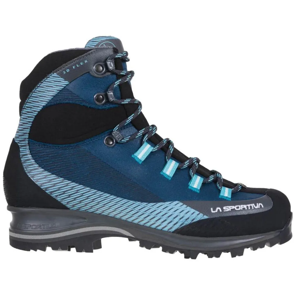 Chaussures de Trek et montagne La Sportiva Trango Trk Leather Woman Gore-Tex Opal Pacific Blue