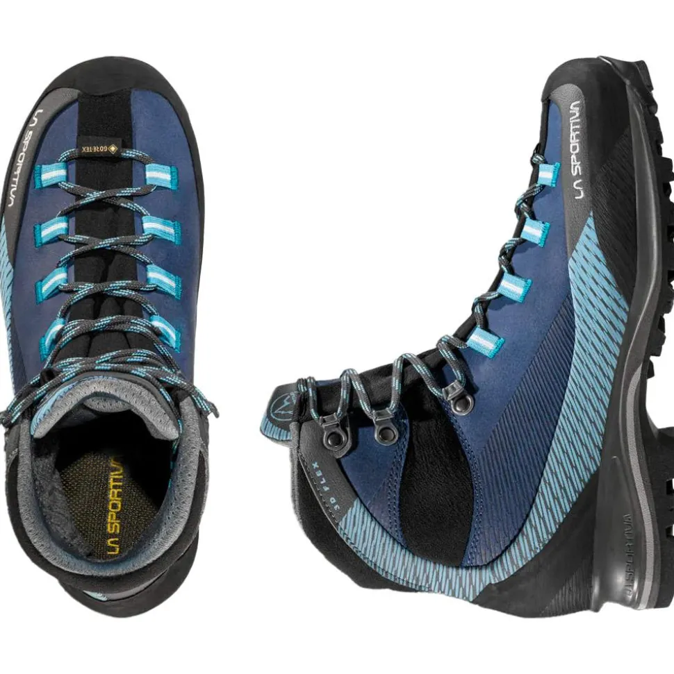 Chaussures de Trek et montagne La Sportiva Trango Trk Leather Woman Gore-Tex Opal Pacific Blue