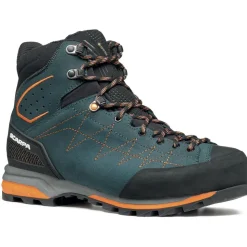 Chaussures de Trek et montagne Scarpa Zodiac Trek Gore-Tex Petrol Rust Orange
