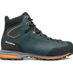 Chaussures de Trek et montagne Scarpa Zodiac Trek Gore-Tex Petrol Rust Orange