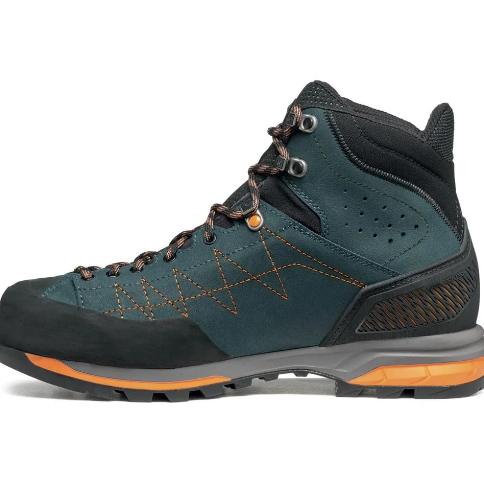 Chaussures de Trek et montagne Scarpa Zodiac Trek Gore-Tex Petrol Rust Orange