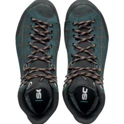 Chaussures de Trek et montagne Scarpa Zodiac Trek Gore-Tex Petrol Rust Orange