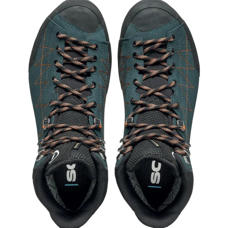 Chaussures de Trek et montagne Scarpa Zodiac Trek Gore-Tex Petrol Rust Orange