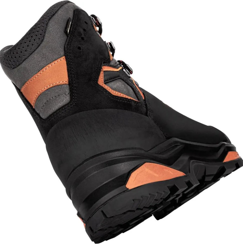 Chaussures de Trek et montagne Lowa Camino Evo Gore-Tex 2 Black Orange