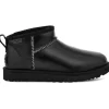 Chaussures UGG W Classic Ultra Mini Leather Regen Black