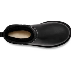 Chaussures UGG W Classic Ultra Mini Leather Regen Black